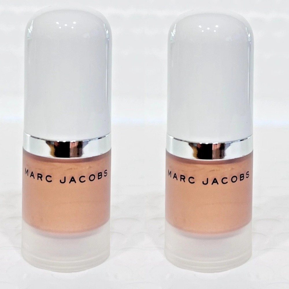 Marc Jacobs Set 2x DEW DROPS Coconut Gel Highlighter 52 Fantasy Rose Gold TRAVEL